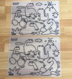 2 herkleurbare placemats dinosaurus, Ophalen of Verzenden, Nieuw, Knutselen