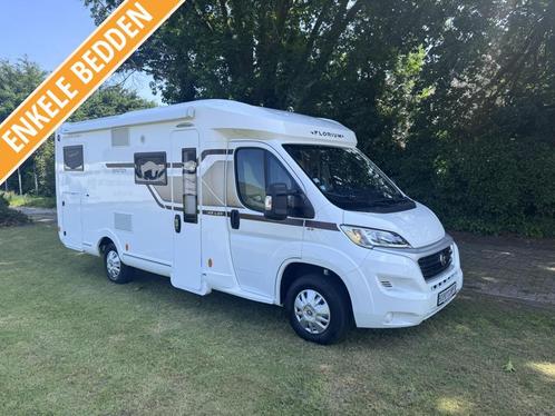 Fleurette Florium Heel compact 6,50 meter, Caravans en Kamperen, Campers, Bedrijf, tot en met 3, Half-integraal, Overige merken