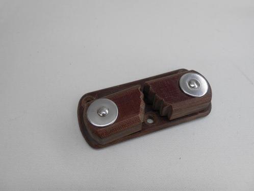 Tufnol schootklem, touwklem, 8 - 10 mm lijn, Watersport en Boten, Accessoires en Onderhoud, Gebruikt, Lijn of Blok, Ophalen of Verzenden