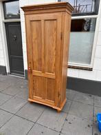 Leuke vintage geleefd grenen houten meidenkast | kledingkast, Huis en Inrichting, Ophalen, 200 cm of meer, 50 tot 100 cm, Landelijke stijl