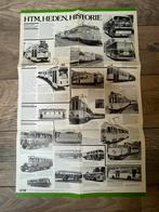 Poster HTM, Historie, Heden, Verzamelen, Ophalen, Zo goed als nieuw, Bus of Metro, Overige typen