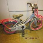 TE KOOP ZEER MOOIE MEISJESFIETS WIELMAAT 16 INCH, Ophalen, Zo goed als nieuw, 16 inch, Handrem