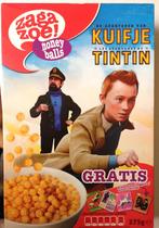 grote lege doos uit 2013 honey balls met KUIFJE TINTIN, Ophalen of Verzenden, Kuifje, Zo goed als nieuw, Plaatje, Poster of Sticker