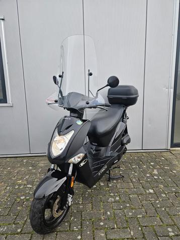 Kymco Agility 45Km Bromscooter 2020 Zwart 1e Eigenaar beschikbaar voor biedingen