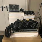 1x Midas HUB4 + 4x Midas DP48 personal mixers, en meer., Ophalen of Verzenden, Zo goed als nieuw, 20 kanalen of meer