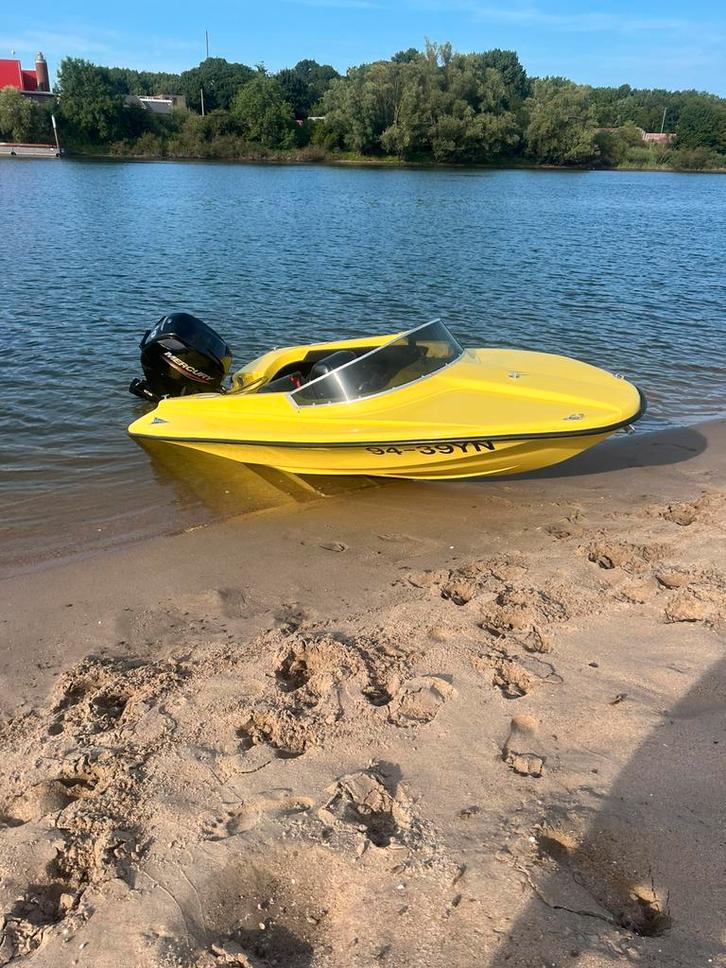 Klassieke Shakespeare 12 mini sportsman (1970), Watersport en Boten, Motorboten en Motorjachten, Zo goed als nieuw, Polyester
