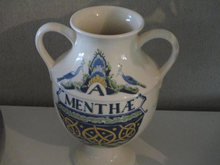 Menthe Apothekers kan/vaas,v.a 35,00e, Antiek en Kunst, Antiek | Keramiek en Aardewerk, Ophalen of Verzenden