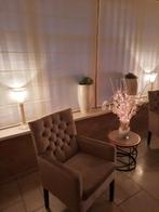 Twee schemerlampen, Huis en Inrichting, Lampen | Tafellampen, Ophalen, Zo goed als nieuw, Minder dan 50 cm