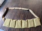 US Cartridges Ball CAL .30 M2 Bandoleer 1943 WO2, Verzamelen, Ophalen of Verzenden, Landmacht, Amerika, Overige typen