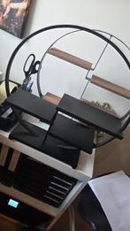 Rond Metalen rek met etageres, in de kleur mat Zwart, Huis en Inrichting, Woonaccessoires | Etagères, Ophalen of Verzenden, Zo goed als nieuw