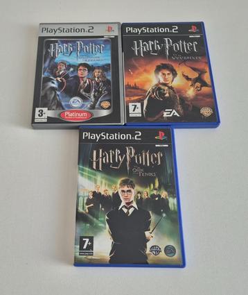 3 x Harry Potter Sony Playstation 2 PS2 Games Compleet beschikbaar voor biedingen