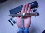 Boker trio hertshoorn zakmes Solingen mes jachtmes, Ophalen of Verzenden, Nieuw