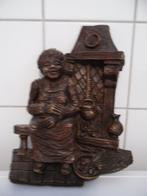 Wand decoratie / beeld,  steen,  Uniek exemplaar, Ophalen of Verzenden, Zo goed als nieuw, Mens