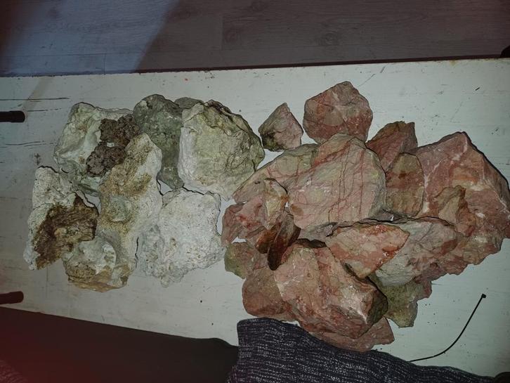 aquarium steenen, Dieren en Toebehoren, Vissen | Aquaria en Toebehoren, Gebruikt, Plant(en), Steen of Hout, Ophalen