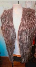 Bruin bont vest Maat L, Ophalen of Verzenden, Zo goed als nieuw, Maat 42/44 (L), Bruin