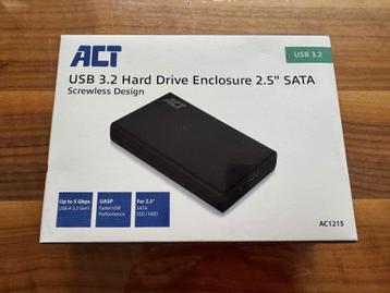 ACT AC1215 – USB 3.2 Hard Drive Enclosure (2.5” SATA, ) beschikbaar voor biedingen
