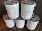 SCHRIKLINT 10mm restpartij ca. 1000mtr. wit-blauw, Dieren en Toebehoren