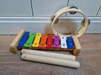 Houten Muziekinstrumenten Set - Xylofoon & Tamboerijn, Ophalen of Verzenden