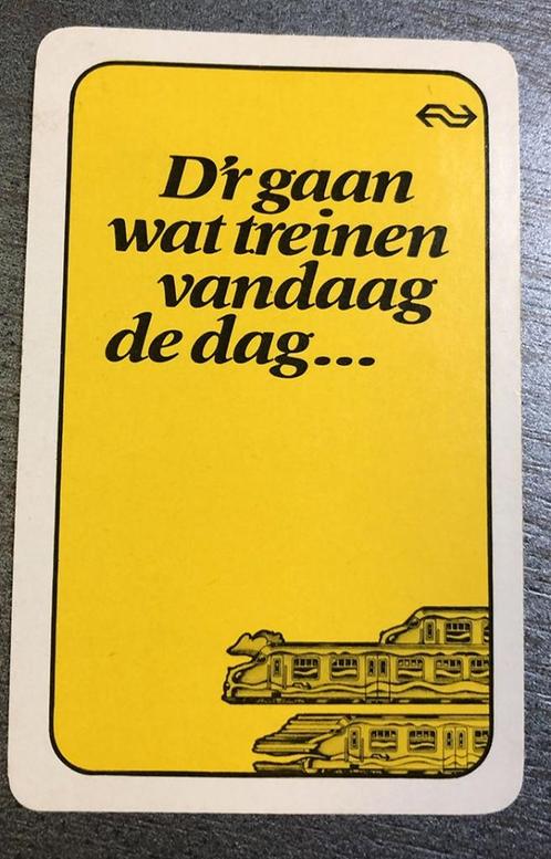 NS Spelregels voor Spoorweg kwartetspel, Verzamelen, Spoorwegen en Tramwegen, Nieuw, Trein, Overige typen, Ophalen of Verzenden