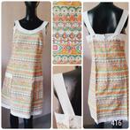 Leuke vintage katoenen luchtige zomerjurk mt 38, Maat 38/40 (M), Oranje, Ophalen of Verzenden, Zo goed als nieuw