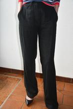 Zwarte linnen zomerbroek met wijde pijpen - maat 36, Kleding | Dames, Zwart, Ophalen of Verzenden, Zo goed als nieuw, Maat 36 (S)