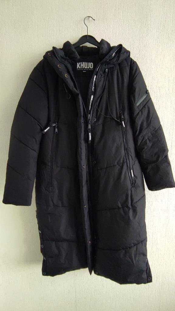 DAMES WINTERJAS - KHUJO, Kleding | Dames, Jassen | Winter, Zo goed als nieuw, Maat 38/40 (M), Zwart, Ophalen of Verzenden