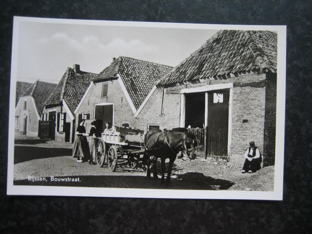 RIJSSEN Bouwstraat B Melkboer 1956, Ophalen of Verzenden, 1940 tot 1960, Overijssel