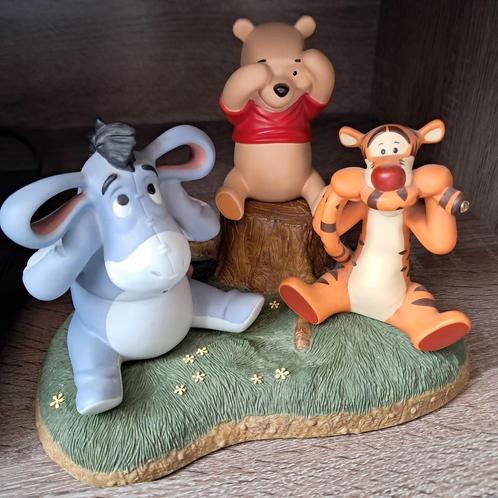 Pooh & friends horen, zien en zwijgen (zeldzaam beeld), Verzamelen, Disney, Zo goed als nieuw, Beeldje of Figuurtje, Winnie de Poeh of vrienden