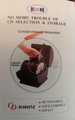 Opbergbox 60 cd's, Huis en Inrichting, Woonaccessoires | Cd- en Dvd-rekken, Ophalen of Verzenden, Nieuw, Kunststof, Cd's