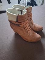 Leren dames enkellaarsjes, Ophalen, Bruin, Lage of Enkellaarzen, S.Oliver