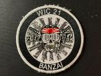 Patch RNLAF 323 SQN WIC ‘21, Ophalen of Verzenden, Luchtmacht, Nederland, Embleem of Badge