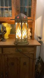 Prachtige antieke Amsterdamse school lamp origineel, Ophalen of Verzenden