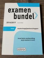 Boek : Examenbundel Havo : M&O - 2016 / 2017, HAVO, Ophalen of Verzenden, Zo goed als nieuw, Bedrijfseconomie of M&O