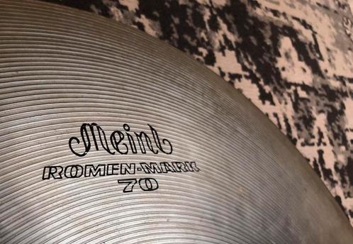 BIJZONDERE VINTAGE MEINL 20” RIDE ROMEN 70, Muziek en Instrumenten, Instrumenten | Onderdelen, Gebruikt, Drums of Percussie, Ophalen of Verzenden