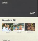 Bahia waardebon €29,50, Tickets en Kaartjes, Kortingen en Cadeaubonnen, Eén persoon, Cadeaubon, Spa of Sauna