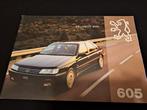 Peugeot 605 Brochure - 1994, Ophalen of Verzenden, Gelezen, Peugeot