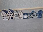 Diverse blauw/witte grachtenhuisjes, Verzamelen, Ophalen of Verzenden, Gebruikt