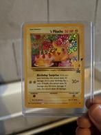 Birthday Pikachu | Pokémon Celebrations | Sleeved, Ophalen of Verzenden, Zo goed als nieuw, Losse kaart, Foil