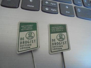 2 oude speldjes De Drogist Setting Lotion beschikbaar voor biedingen