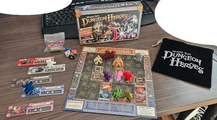 Dungeon Heroes – Ultimate edition, Hobby en Vrije tijd, Gezelschapsspellen | Bordspellen, Nieuw, Een of twee spelers, Ophalen of Verzenden