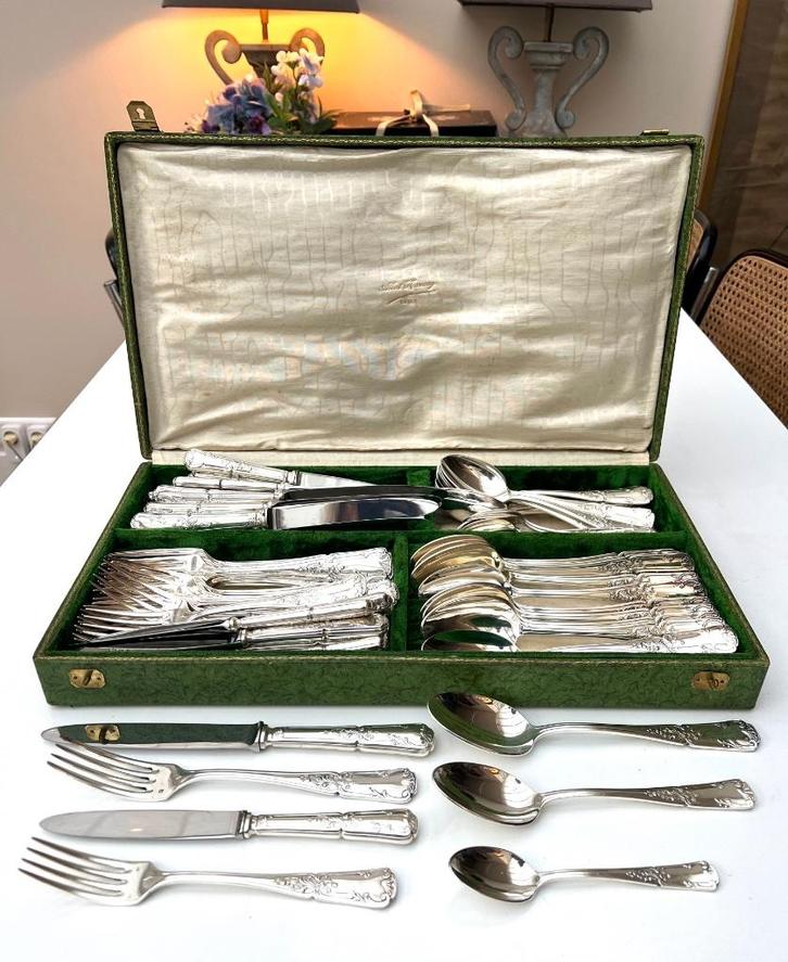 Verzilverd Frans bestek, Antiek en Kunst, Antiek | Bestek, Ophalen