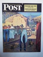 2 Originele Posters voor  The Saturday Evening Post, Verzenden, Gebruikt, A1 t/m A3, Reclame