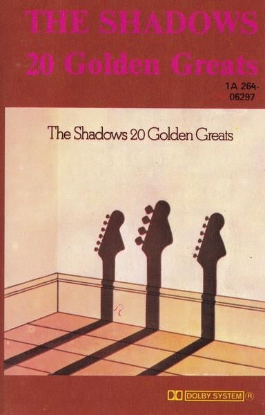 The Shadows - 20 Golden Greats Cassette, Cd's en Dvd's, Cassettebandjes, Ophalen of Verzenden, Zo goed als nieuw, Pop, 1 bandje