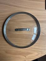 Le Creuset glazen deksel Les Forgees, Ophalen, Gebruikt, Glas, Pot, Bus of Blik