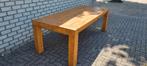 Tuintafel hout| rechthoek | 225x100x77 cm | eettafel buiten, Ophalen, Zo goed als nieuw, Rechthoekig, Hout