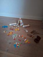 Indianen set playmobil met wigwam en bootjes, Ophalen of Verzenden, Gebruikt, Los playmobil