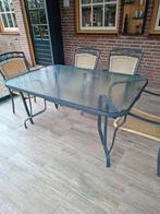 Tuinset met 4 of 6 stoelen, Ophalen, Gebruikt