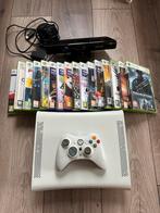Xbox 360 + Kinect + Guitar Hero + 16 Games, Spelcomputers en Games, Gebruikt, Overige genres, Eén computer, Ophalen of Verzenden