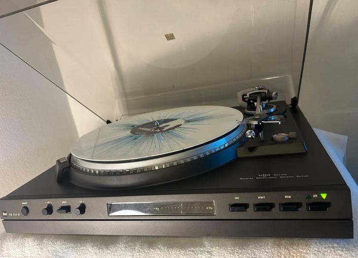 High end Dual CS 741Q platenspeler (geheel gereviseerd)., Audio, Tv en Foto, Platenspelers, Zo goed als nieuw, Platenspeler, Dual