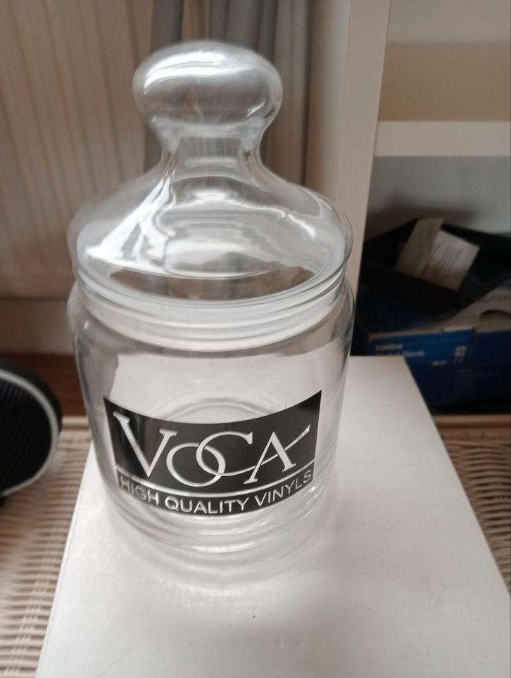 Glazen Snoeppot met Deksel, Huis en Inrichting, Keuken | Keukenbenodigdheden, Zo goed als nieuw, Ophalen of Verzenden